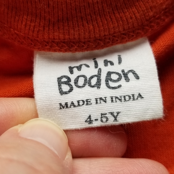 2011 vguc Mini Boden boys 4-5 years monster long-sleeve tee - Picture 4 of 6